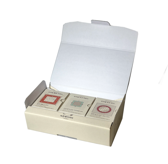 우리밀쿠키선물세트 3종