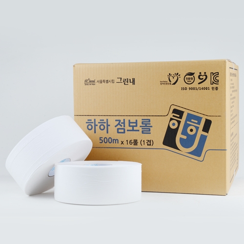점보롤화장지 500m/한겹(16롤)