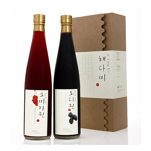 발효원액 2종세트(오디원500ml+오미자원500ml)